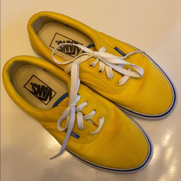 cute yellow vans